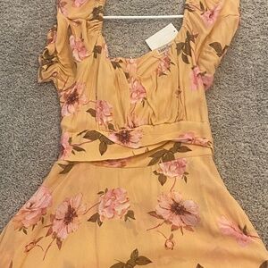 Nordstrom Bloomfield Peach Romper (NWT)